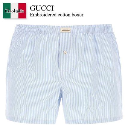 Gucci Embroidered Cotton Boxer (GUCCI/ボクサーパ .